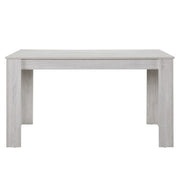 Tavolo da pranzo/scrivania robusto 140 cm colore rovere bianco 03_0004252