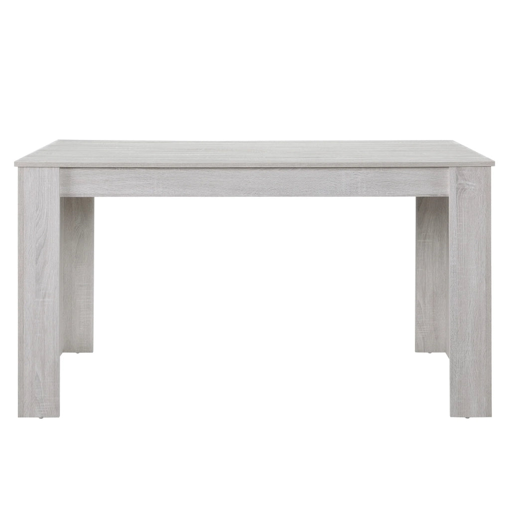 Tavolo da pranzo/scrivania robusto 140 cm colore rovere bianco 03_0004252