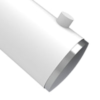 Appendiabiti singolo bianco opaco e cromato - Serie Mia