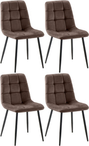 4er Set Esszimmerstuhl Tilde Samt