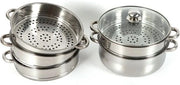 Set di Pentole a Vapore - 5 Pezzi - Ø 26 cm - Pentola a Vapore - Stoviglie - Cottura a Vapore