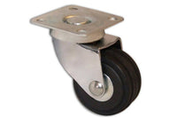 Ruota Piroettante In Gomma Piast 43X43 Girev Diametro 4 0 - Masidef