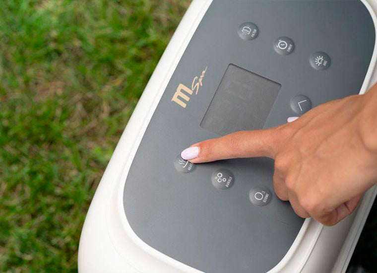 Vasca Idromassaggio da Esterno Spa Riscaldata 173x173x65 cm 6 Posti Wi-Fi Duet Diva Smart