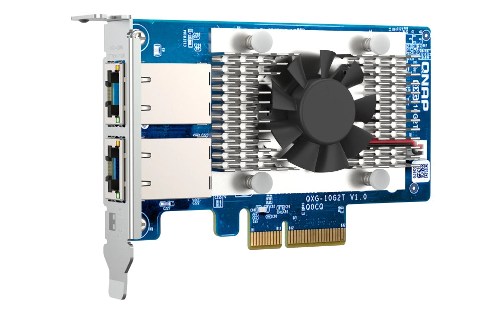 Qnap qxg-10g2t scheda di rete e adattatore interno ethernet 10000 mbit/s