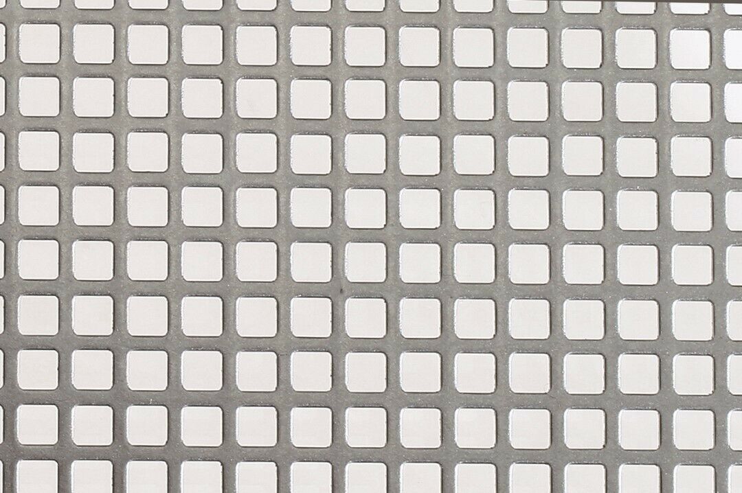 Lamiera In Acciaio Perforato Quadrato 50X20 - Arcansas