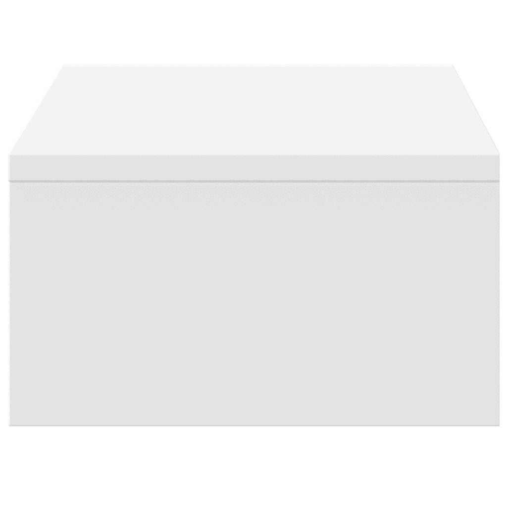 Supporto Monitor con Cassetti Bianco 50x27x15 cm in Truciolato