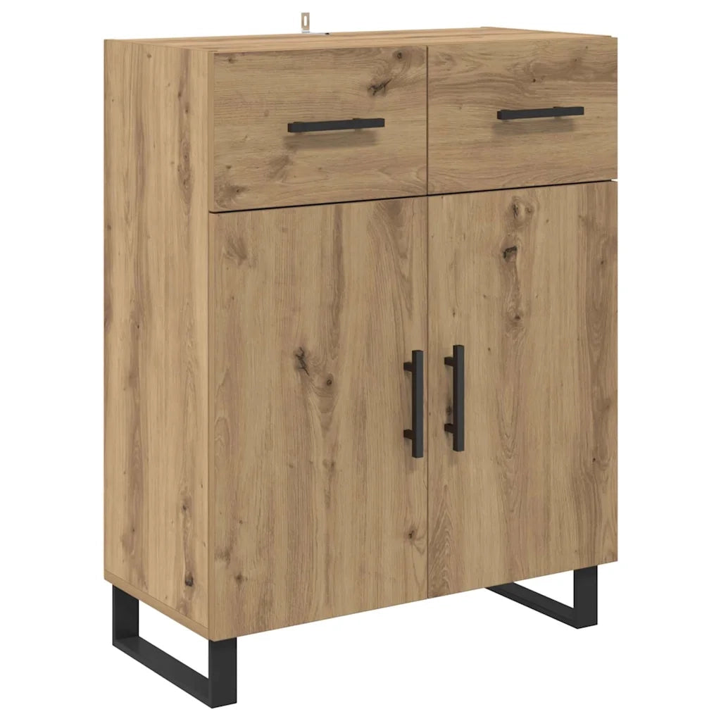 Credenza 2 pcs Rovere artigianale 69,5 x 34 x 180 cm 3415965