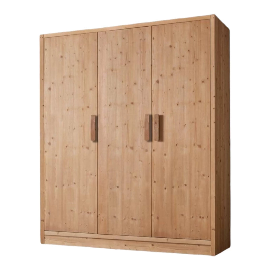 Armadio cortina 3 ante in legno massello di abete 180x55x220 - Mobili 2G