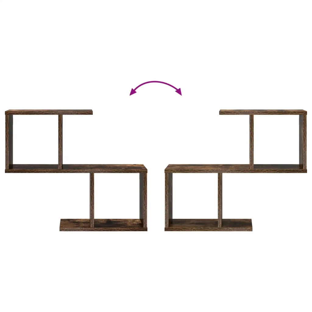 Scaffale da parete Rovere Fumo 60 x 12 x 50,5 cm 8012264