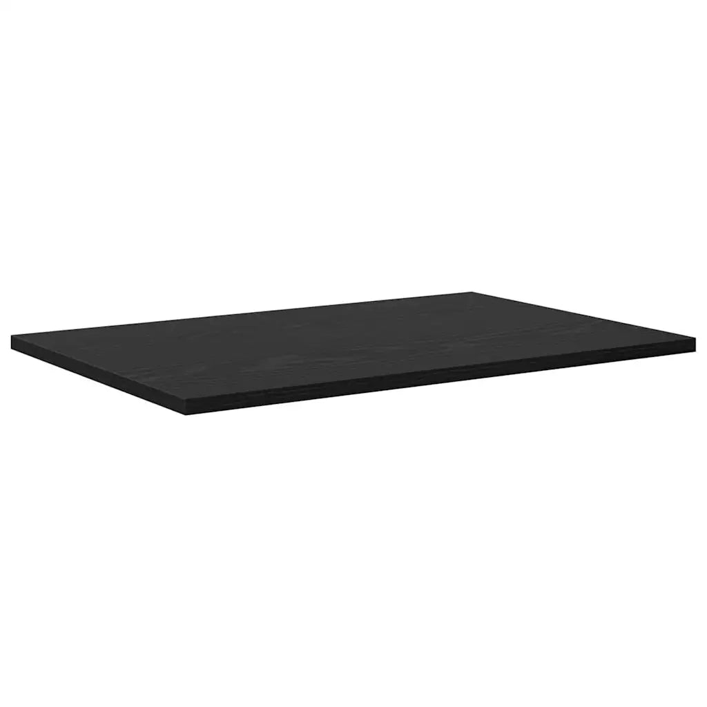 vidaXL Scaffale 4 pcs Nero 60 x 40 x 1.5 cm Legno multistrato
