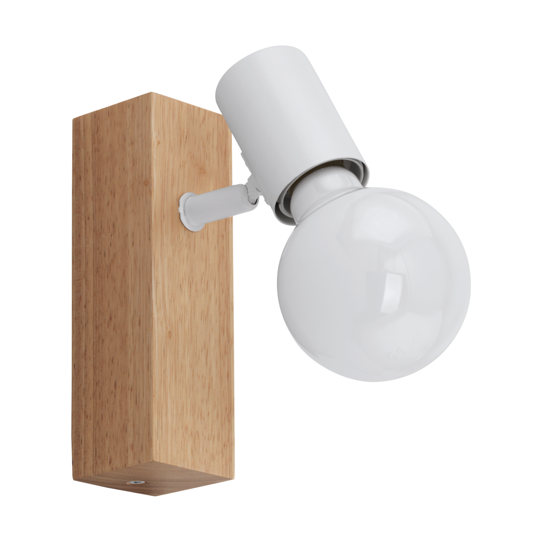 Balken/1 E27 Eiche/Weiss Townshend 3 - Eglo