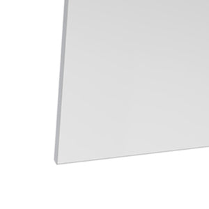 Specchio fisso da 60X65 cm cromo satinato