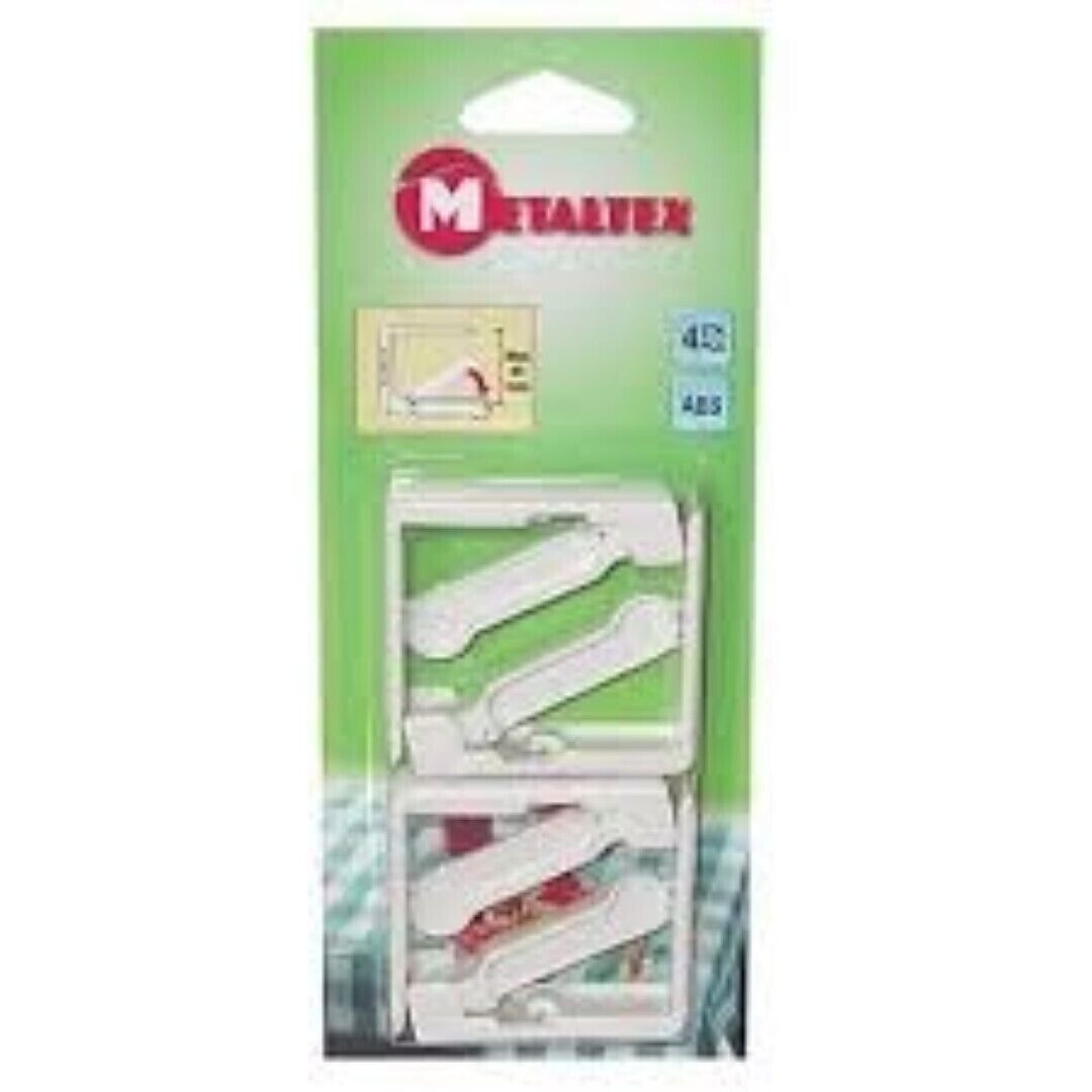 Set 4 Ferma Tovaglia Regolab.Plastica Abs - Metaltex