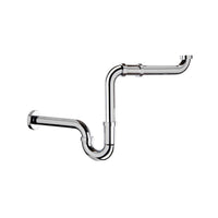 Sifone salvaspazio cromato 1”1/4 x Ø32