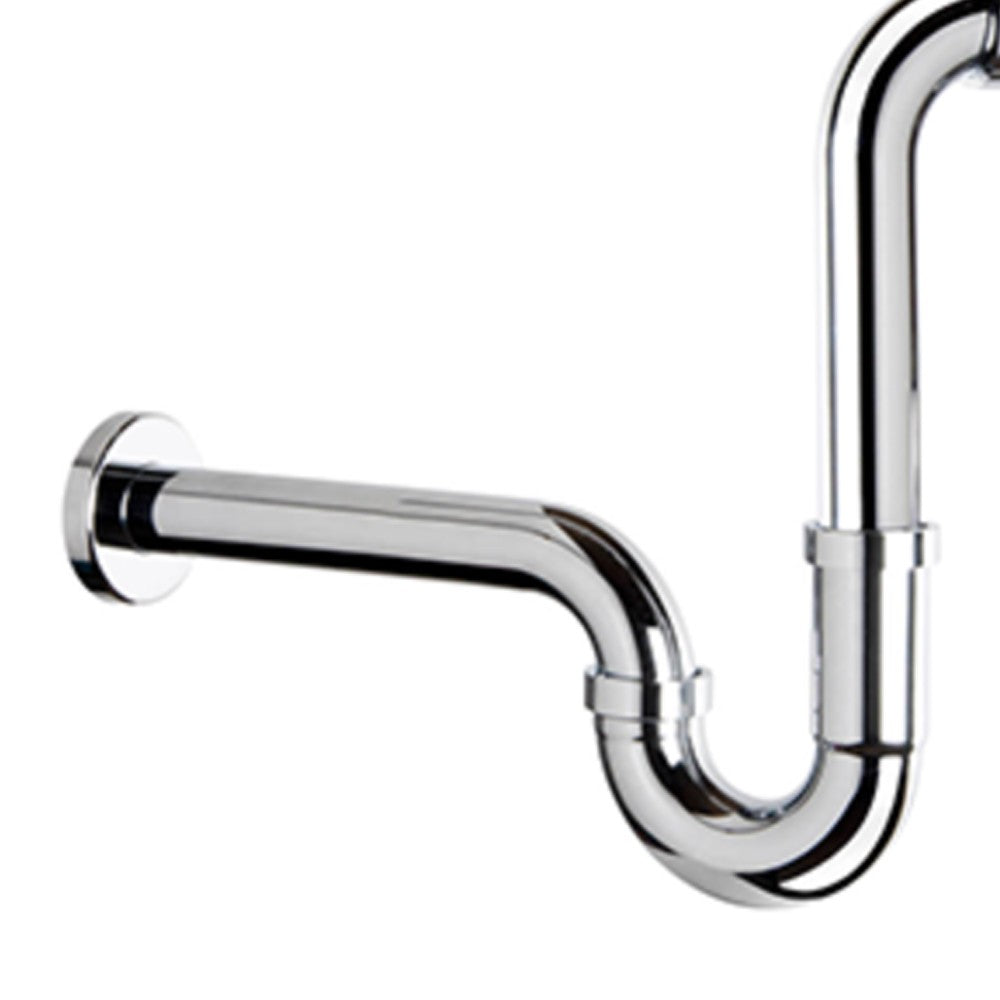Sifone salvaspazio cromato 1”1/4 x Ø32