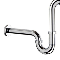 Sifone salvaspazio cromato 1”1/4 x Ø32