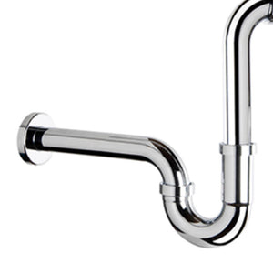 Sifone salvaspazio cromato 1”1/4 x Ø32