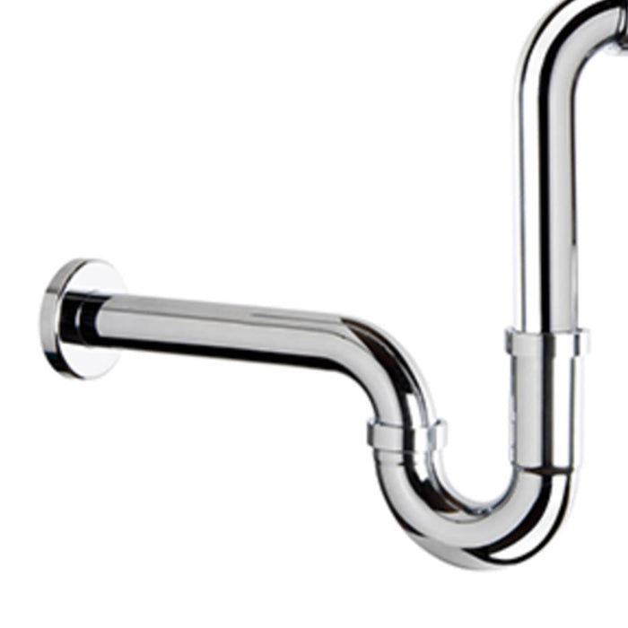 Sifone salvaspazio cromato 1”1/4 x Ø32