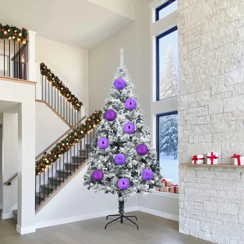 Set di Palline di Natale XXL 3 pcs Lillà Plastica 42018880