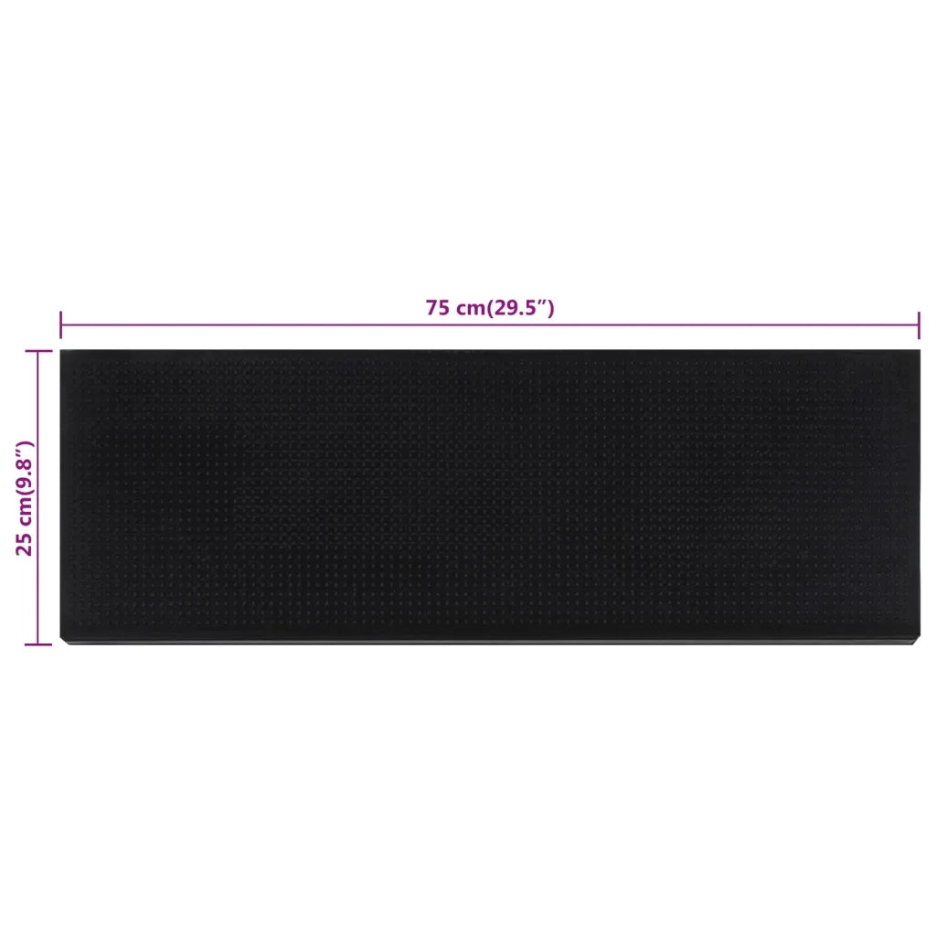 Tappetino per Scale 10 pz 25x75 cm in Gomma 155641