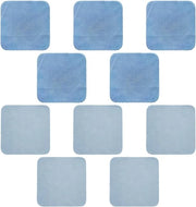 Set di microfibre per occhiali suède - 10 pezzi - strumento per pulire lenti - asciugamano per tastiera .