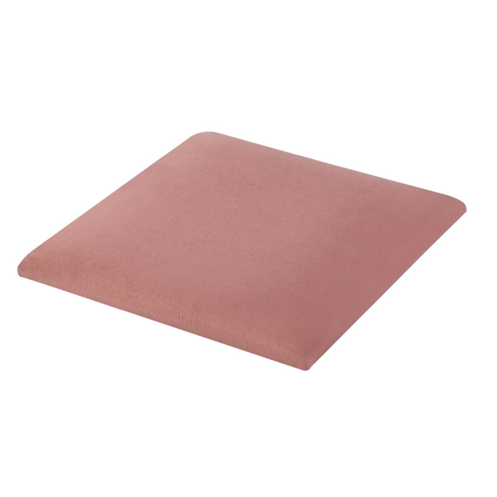 Set di 4 cuscini da parete in velluto 30 x 30 cm rosa 03_0010648