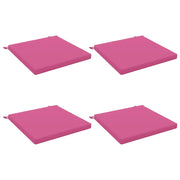 Cuscini per Sedia in 4 Pezzi SOEST 4 pz 100% Poliestere Rosa 945040