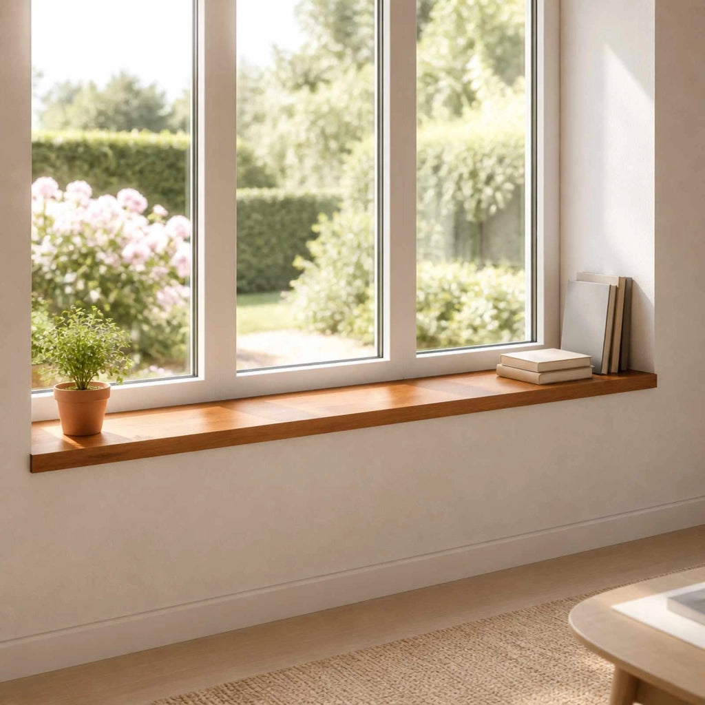 Soglie per finestre 2 pz Marrone 140 x 25 x 2 cm 42049990
