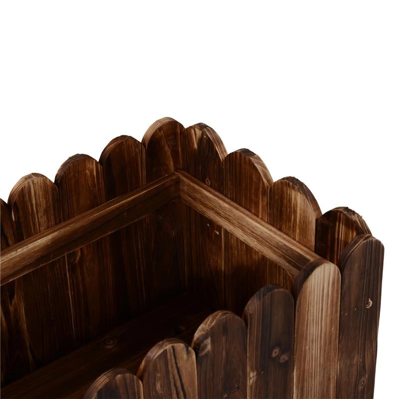 FIORIERA A BOX RETTANGOLARE PER PIANTE 80 X 33 X 30 CM IN LEGNO DI ABETE