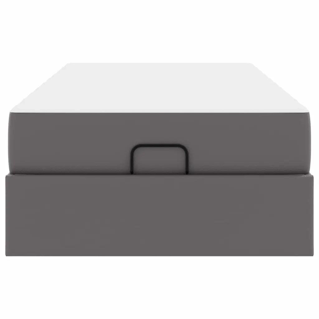 Struttura letto con materasso Altro 2 pcs Grigio PVC