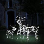 Decorazioni di Natale a Forma di Renne 3 pz 229 LED cod mxl 37089