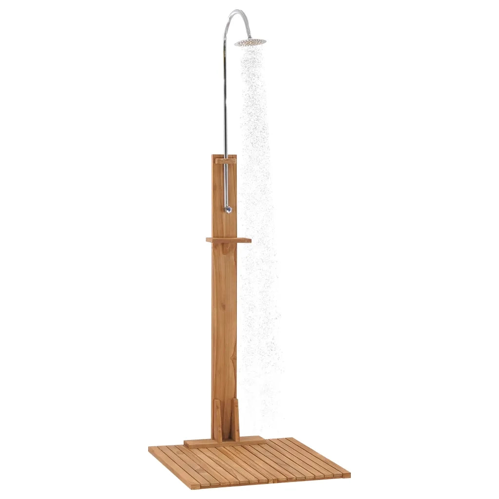 Doccia da Giardino 75x75x210 cm in Legno Massello di Teak cod mxl 48757