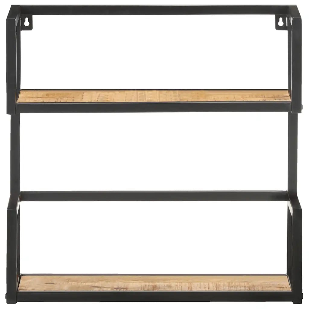 Scaffale a Muro 80x20x60 cm in Legno di Mango Grezzo 321072