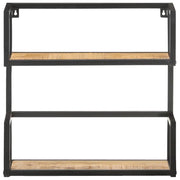 Scaffale a Muro 80x20x60 cm in Legno di Mango Grezzo 321072