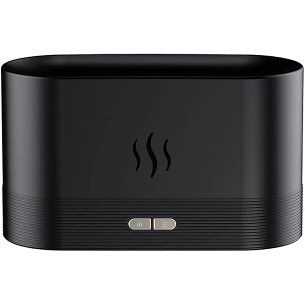 Trade Shop - Diffusore Umidificatore A Nebbia Luce Effetto Fiamma Super Silenzioso Per Camera Ufficio -