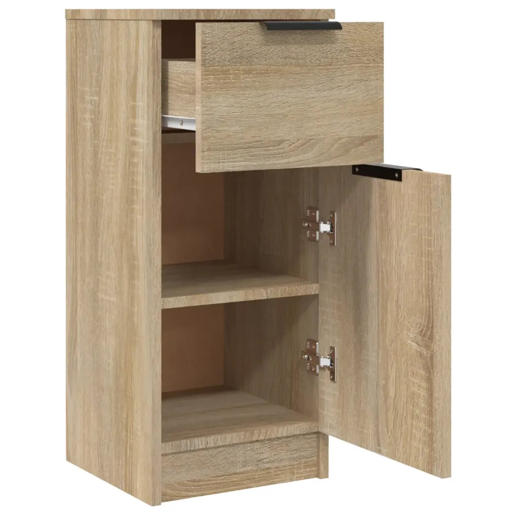 Credenze 2 pz Rovere Sonoma 30x30x70 cm in Legno Multistrato 811122