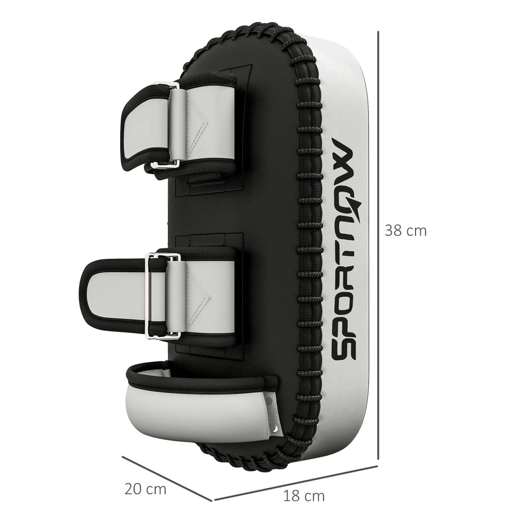 Colpitore Boxe e Muay Thai Imbottito per Braccio, in PU e EPE, 38x20x18 cm, Nero
