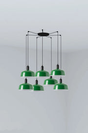TATAWIN M metallo 7L Lampada sospensione verde