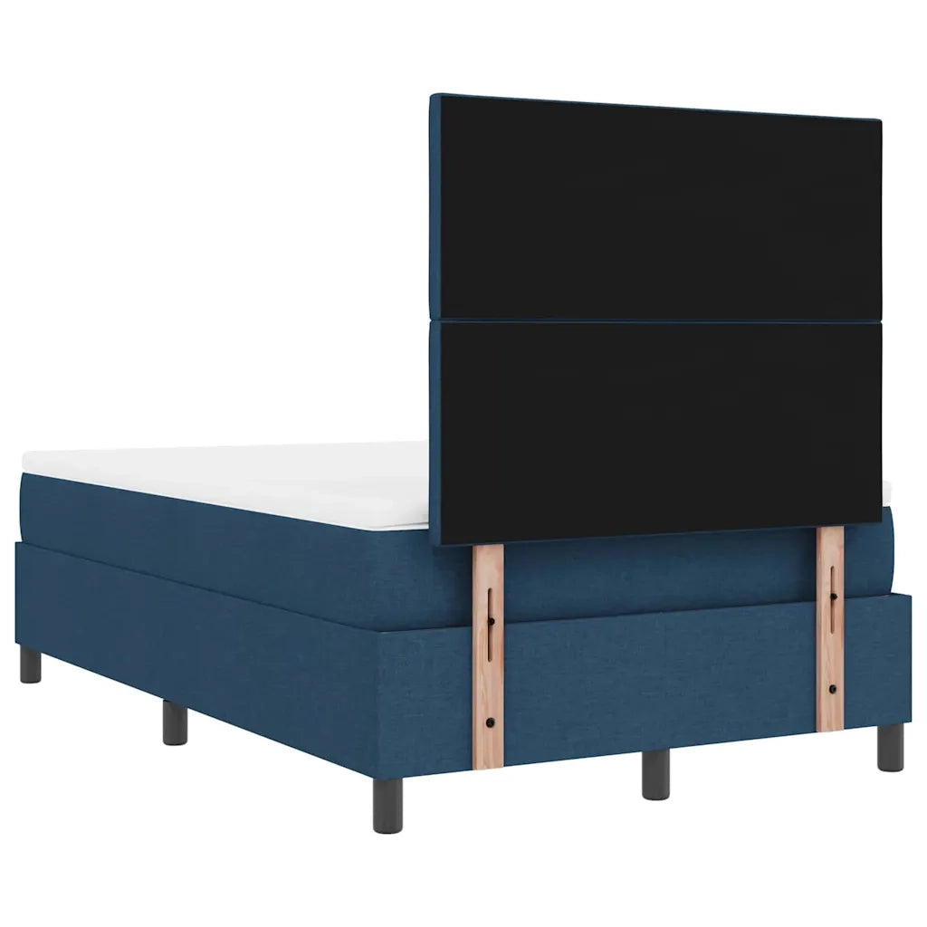 Letto a molle con materasso con led Blu 120 x 190 cm Tessuto 3342934