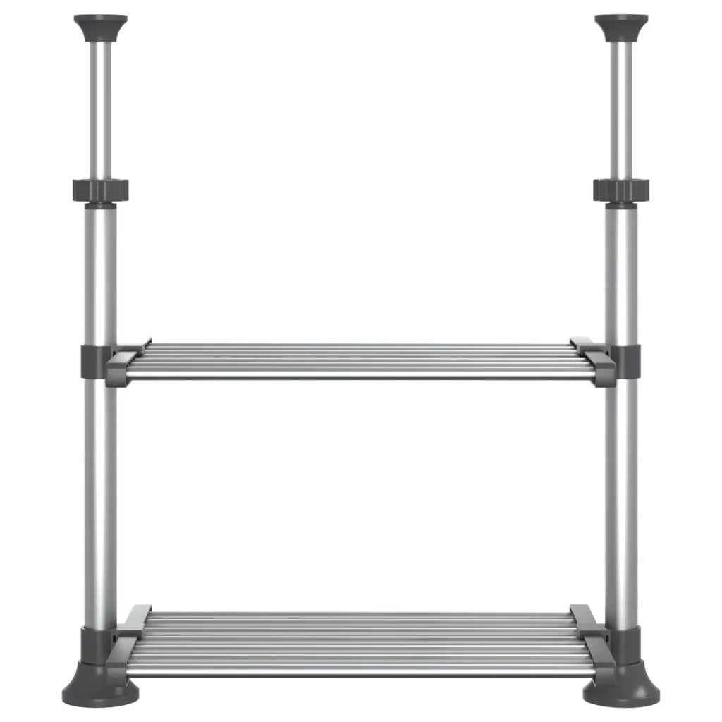 Ripiano da Cucina 50x25x(50-70) cm in Alluminio 154616