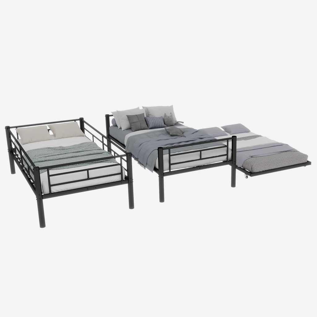 Letto a Castello Twin over Twin ¨C MINIMAL ¨C Metallo, con Rete, Struttura Robusta