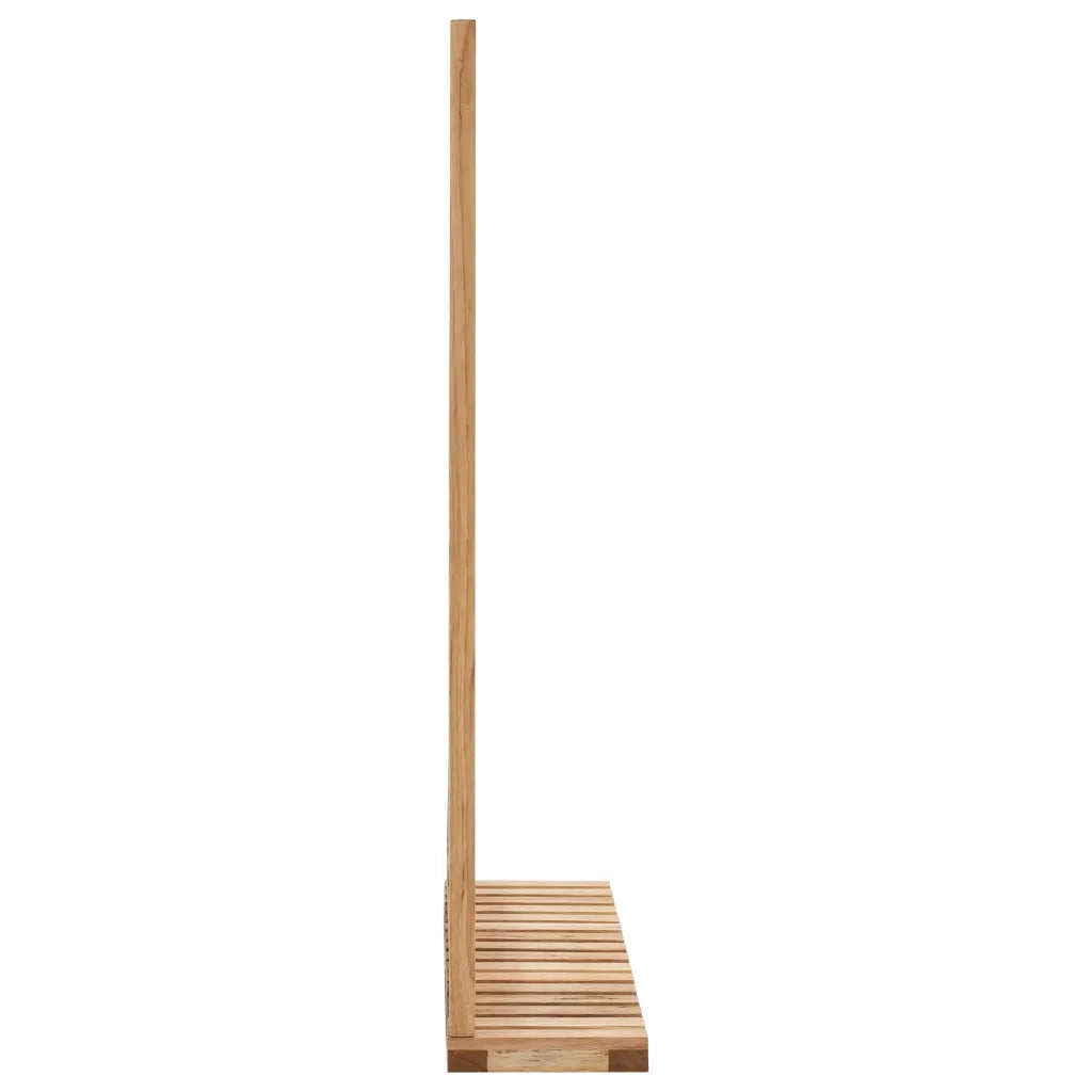 Mobiletto per Lavello con Specchio in Legno Massello di Noce 247607