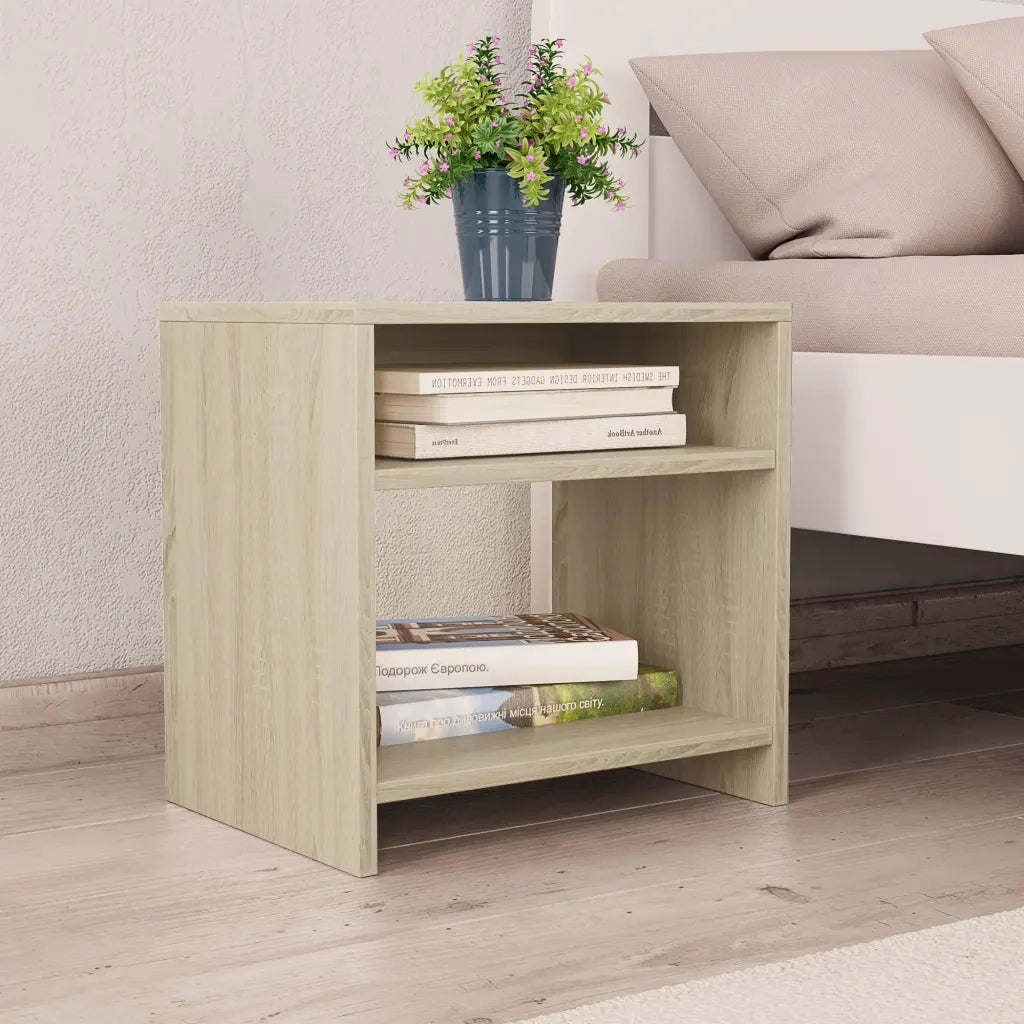 Comodino Rovere Sonoma 40x30x40 cm in Truciolato  cod mxl 30704
