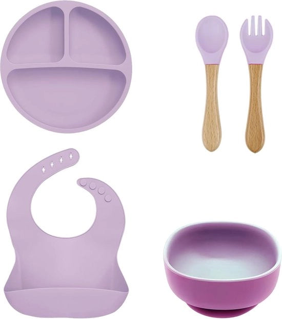 Set di piatti per bambini, 5 pezzi di piatti in silicone antiscivolo - progettati per la sicurezza, la durata e la praticità (blu) 

Modello: 
Dimensioni: 
Materiali: 
Peso: 
Capacità: 
Incluso: 
Garanzia: