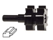 1blister fresa sagomata doppia battuta incastri  mm30x22 codolo mm8, legno cod:ferx.fer307086