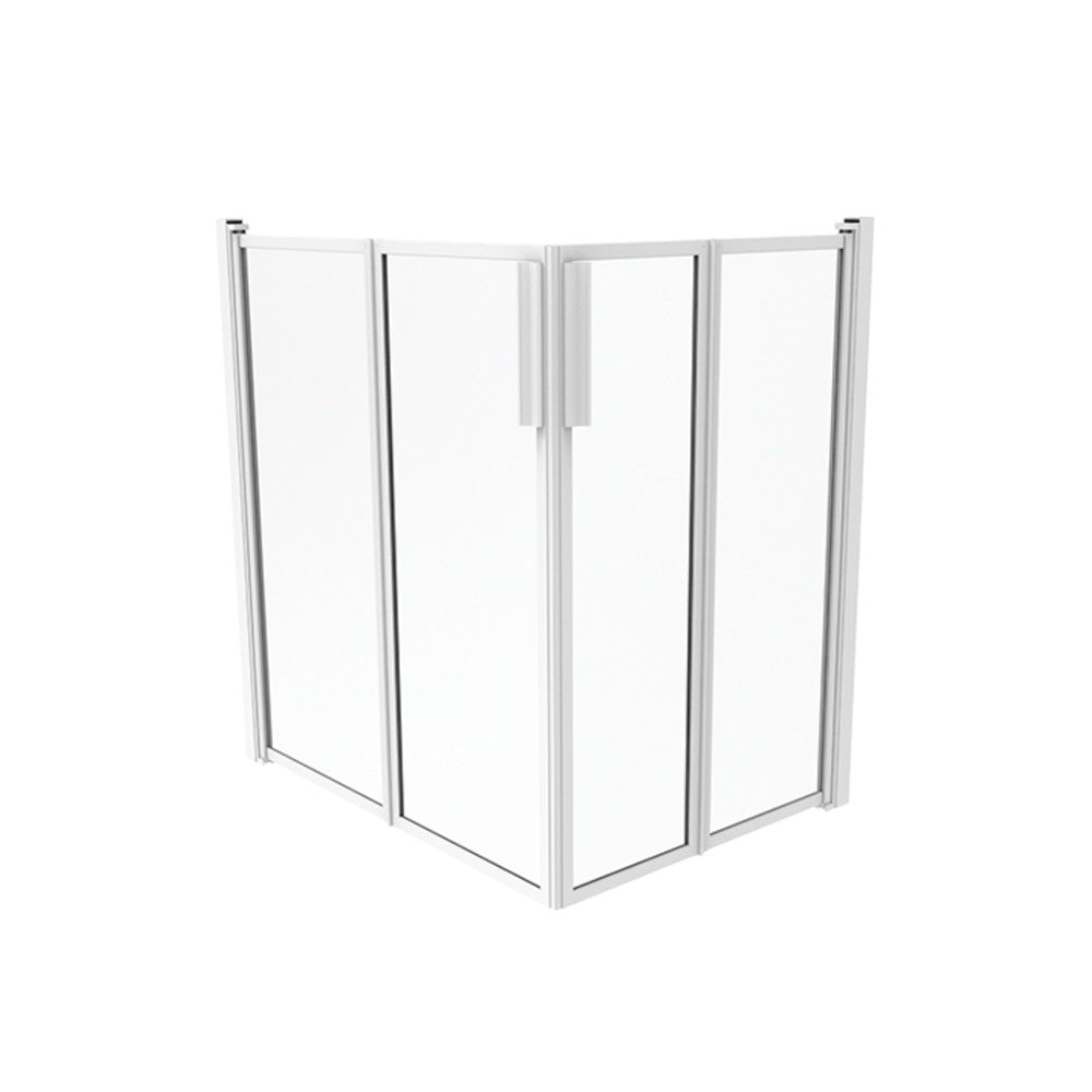 Box doccia 80X80 cm H.100 cm in polyglass