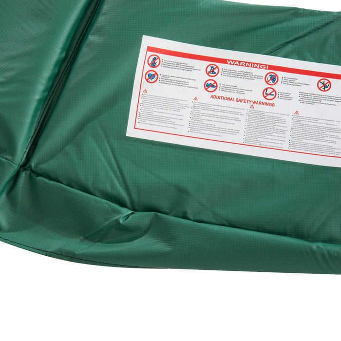 Copertura di Protezione per Trampolino Elastico Ø305 cm in PVC Verde
