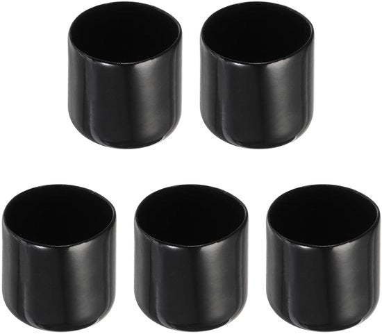 Kit di protezione per estremità 5 pezzi - Protezione per avvolgimento a spirale - Protezione per schiacciamento - Nero - 31 mm diametro interno - Resistenti alle abrasioni e elastiche