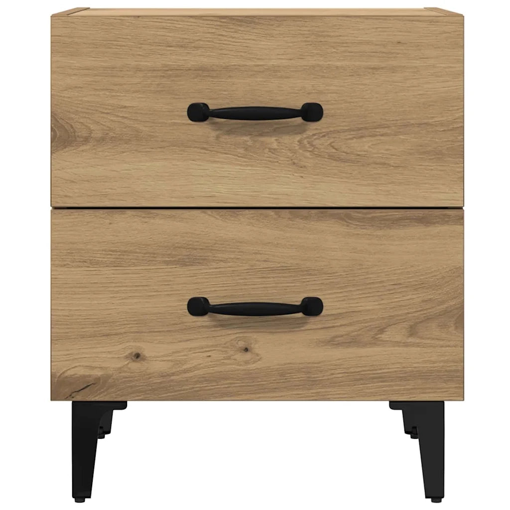 Armadietto per letto Rovere artigianale 40 x 35 x 47,5 cm