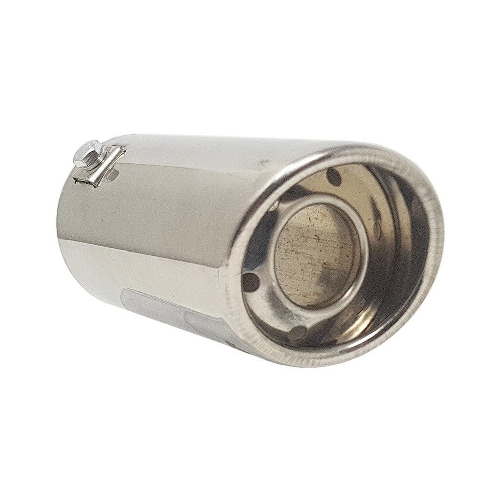 Trade Shop - Terminale Marmitta Auto Tubo Scarico Ovale Cromato Lm 76342 Dr -